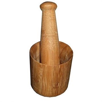 Mortiers et pilons : Mortier et pilon en bambou